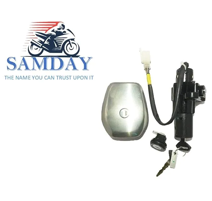 Complete Lock Kit Set Compatible for Bajaj Discover 125CC(KT-2152NZ)
