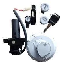 Complete Lock Kit Set Compatible for Suzuki Heat(KT-2224AZ)