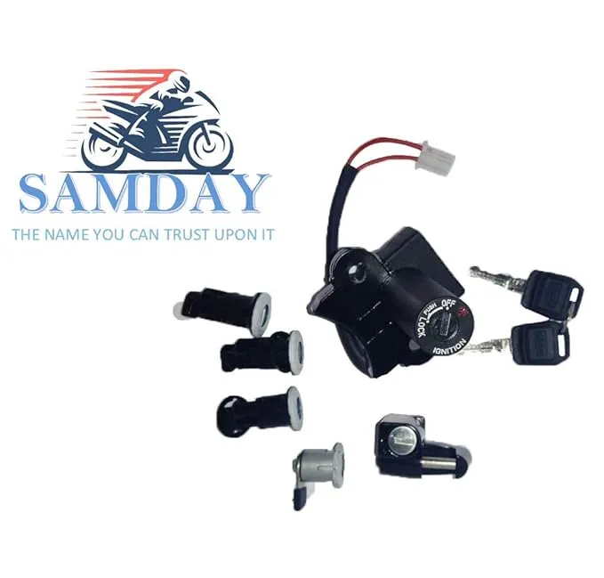 Complete Lock Kit Set Compatible for Hero Splendor PRO(KT-2069HZ)