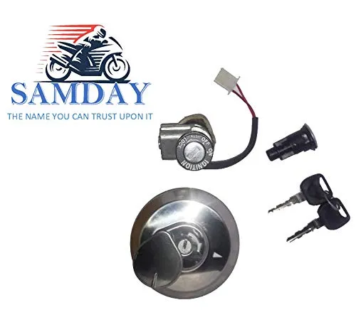 Complete Lock Kit Set Compatible for Honda Dream Yuga(KT-2261HZ)