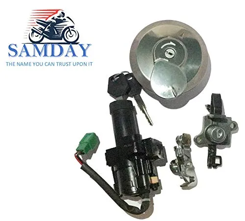 Complete Lock Kit Set Compatible for TVS Sport(KT-2218BZ)