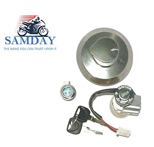 Complete Lock Kit Set Compatible for Honda CB Shine(KT-2261MZ)