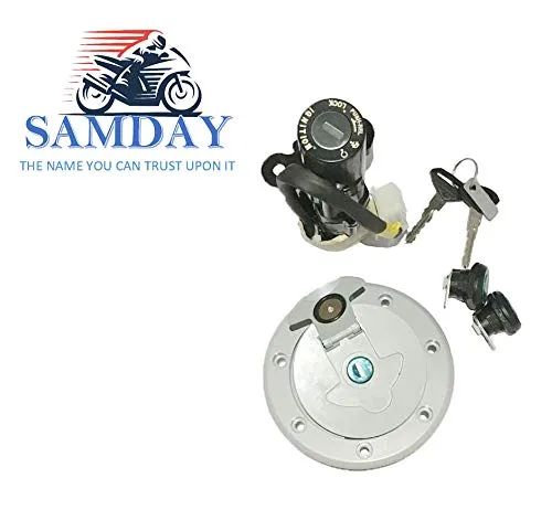Complete Lock Kit Set Compatible for Bajaj Pulsar 180 BS4 (2017 Onward)- KT-2169KZ