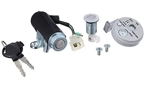 Complete Lock Kit Set Compatible for Honda Activa 3G (2015 Onward)- KT-2166DZ