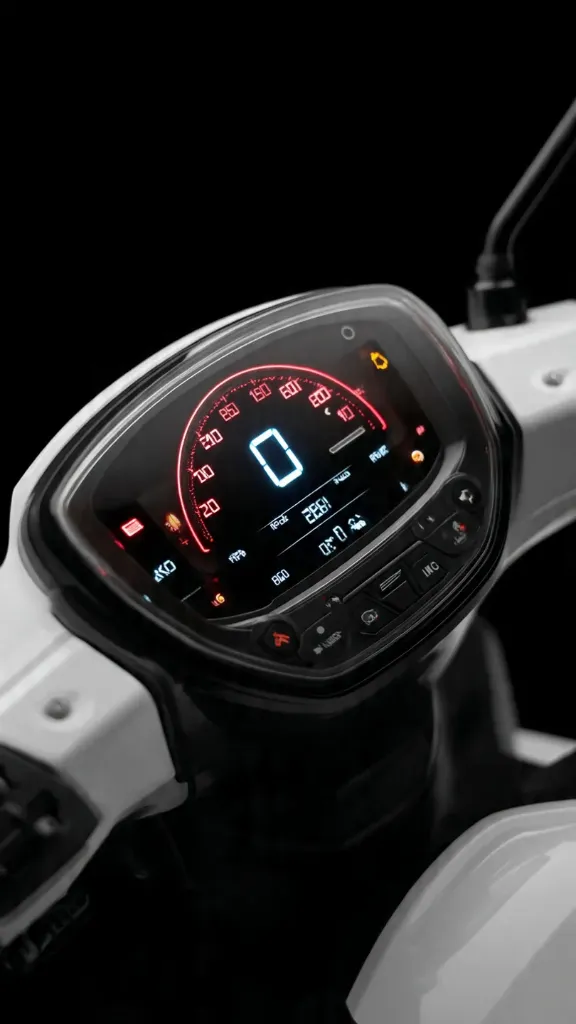 Speedometer Compatible for TVS iQube 7 inch- TFT with Touch