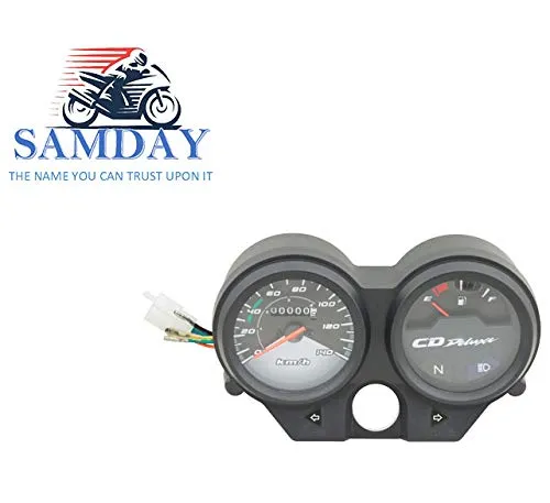5875 Speedometer Compatible for HERO CD DELUXE (Black, Grey) (black)